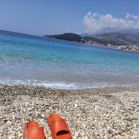 Potami Apartment - 50 Mt From The Beach Himare Exterior foto